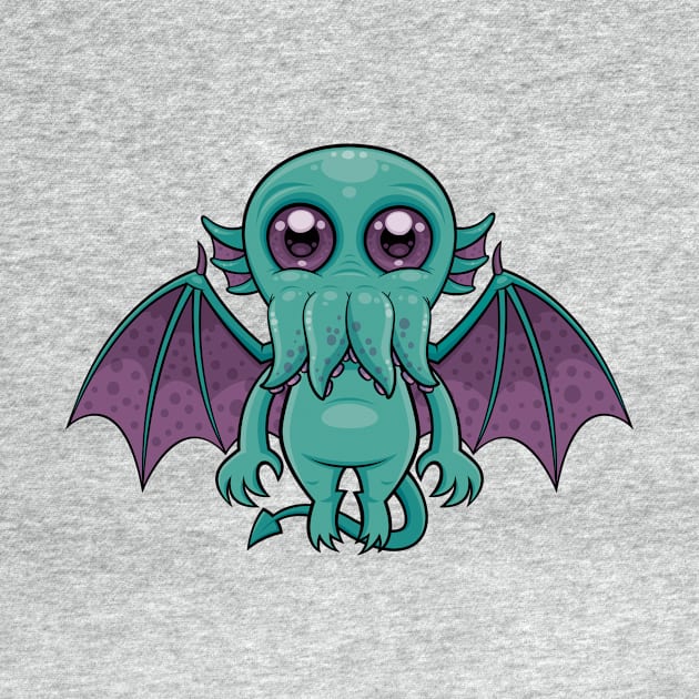 Cute Baby Cthulhu Monster by fizzgig
